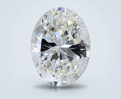 3.51ct J SI1 Very Good Cut Oval Diamond