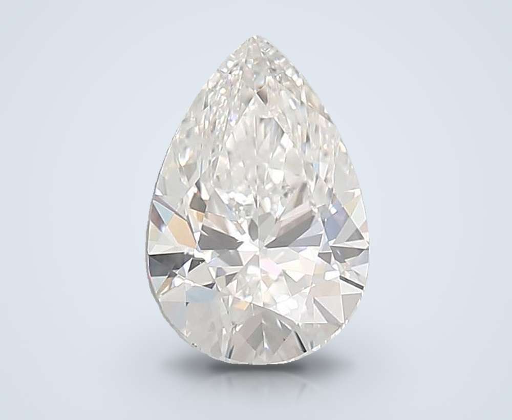 1.50ct E VVS2 Rare Carat Ideal Cut Pear Lab Grown Diamond