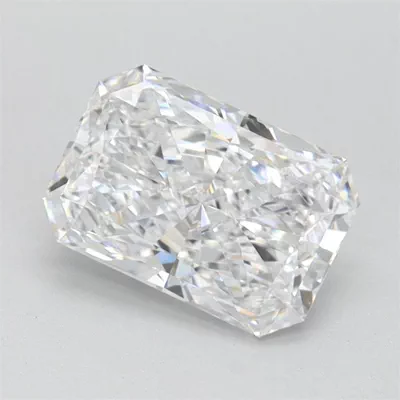 1.06ct D VVS2 Rare Carat Ideal Cut Radiant Lab Grown Diamond