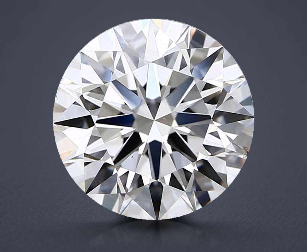 5.09ct F SI1 Rare Carat Ideal Cut Round Lab Grown Diamond