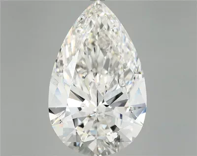 12.12ct G VS1 Rare Carat Ideal Cut Pear Lab Grown Diamond