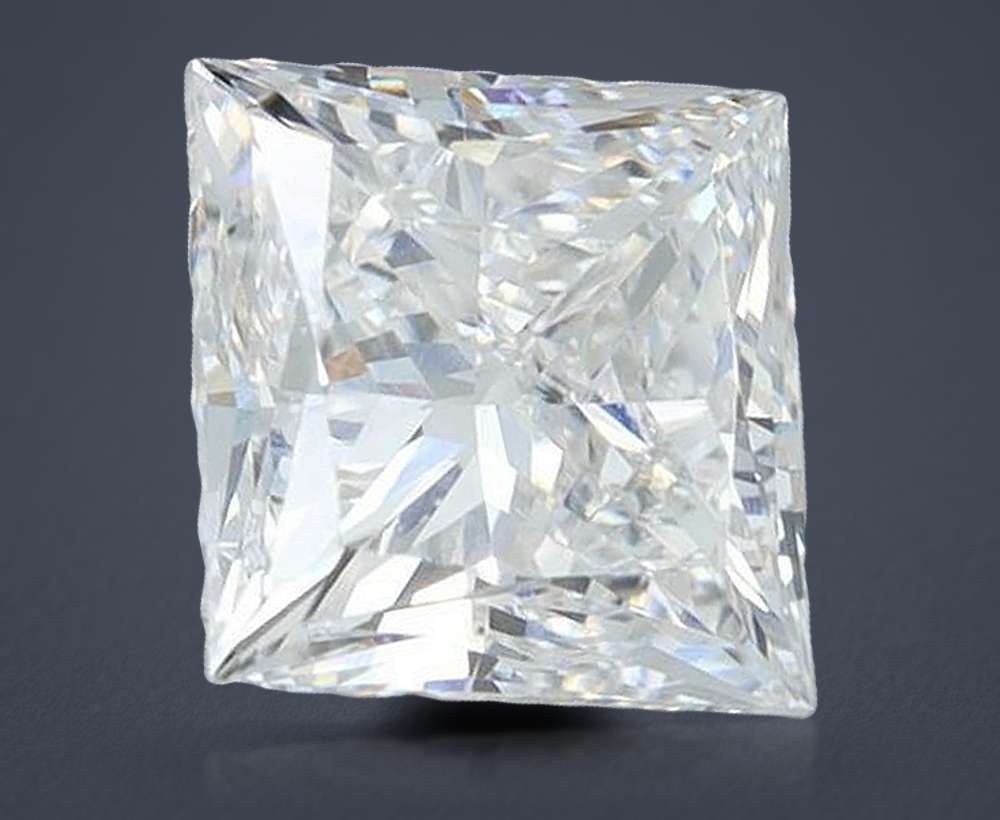 1.70ct G VS2 Rare Carat Ideal Cut Princess Lab Grown Diamond