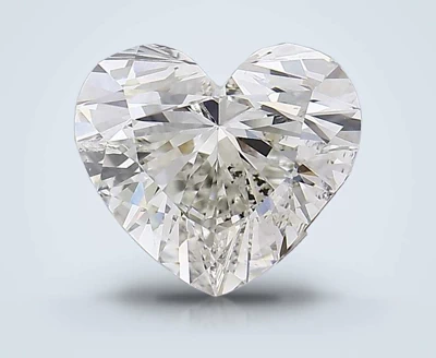 5.23ct I SI1 Rare Carat Ideal Cut Heart Lab Grown Diamond