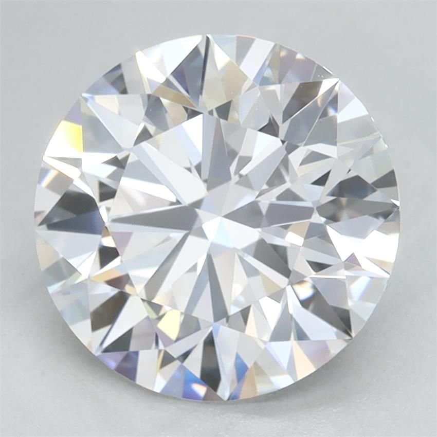 2.64ct D VVS1 Rare Carat Ideal Cut Round Lab Grown Diamond
