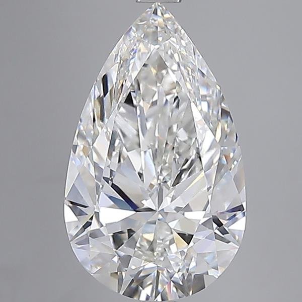 10.02ct F VVS2 Rare Carat Ideal Cut Pear Lab Grown Diamond