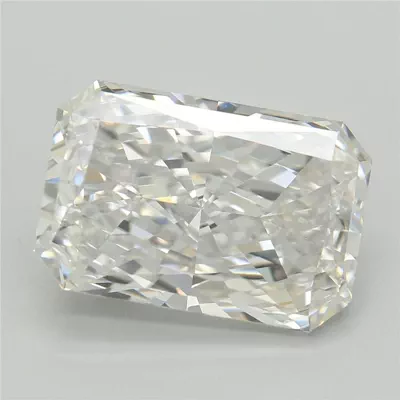 4.65ct F VVS2 Rare Carat Ideal Cut Radiant Lab Grown Diamond