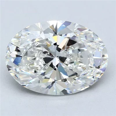 5.01ct F VS1 Rare Carat Ideal Cut Oval Lab Grown Diamond