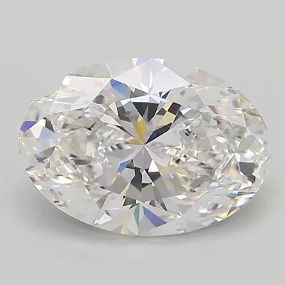 2.59ct D VS1 Very Good Cut Oval Lab Grown Diamond