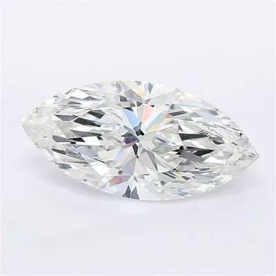 3.05ct F VS1 Rare Carat Ideal Cut Marquise Lab Grown Diamond