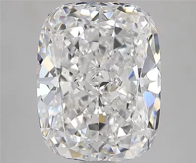 5.07ct F VS2 Rare Carat Ideal Cut Cushion Diamond