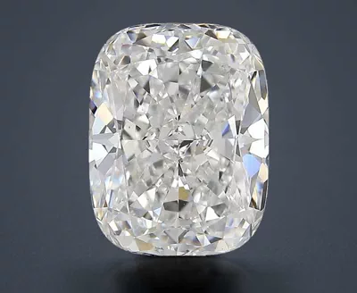 5.07ct F VS2 Rare Carat Ideal Cut Cushion Diamond