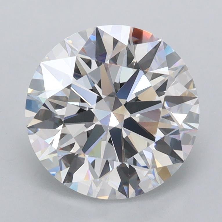 2.06ct D FL Rare Carat Ideal Cut Round Lab Grown Diamond