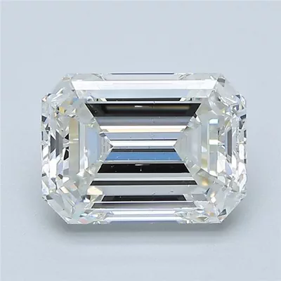 2.44ct G VS2 Rare Carat Ideal Cut Emerald Diamond