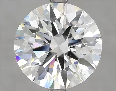 3.76ct J SI2 Rare Carat Ideal Cut Round Diamond