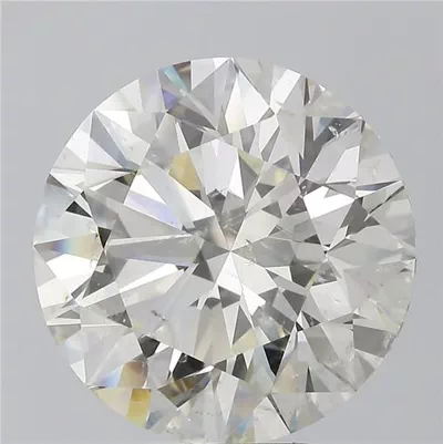7.15ct K SI1 Rare Carat Ideal Cut Round Diamond