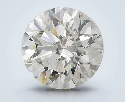 7.15ct K SI1 Rare Carat Ideal Cut Round Diamond