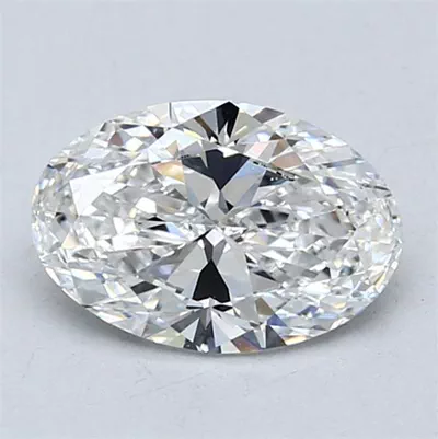 1.14ct D VVS2 Rare Carat Ideal Cut Oval Lab Grown Diamond
