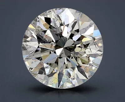 3.07ct J SI2 Rare Carat Ideal Cut Round Diamond