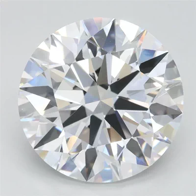 3.73ct D VVS2 Rare Carat Ideal Cut Round Lab Grown Diamond