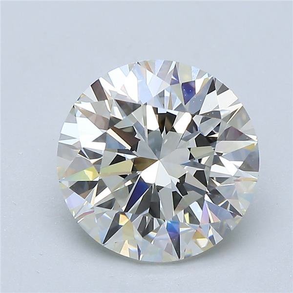 3.00ct J VS1 Rare Carat Ideal Cut Round Diamond