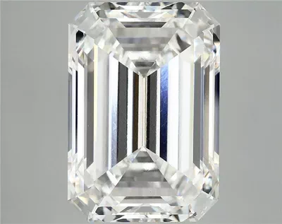 12.24ct F VVS2 Excellent Cut Emerald Lab Grown Diamond