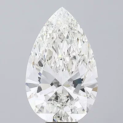 11.06ct H VVS2 Rare Carat Ideal Cut Pear Lab Grown Diamond