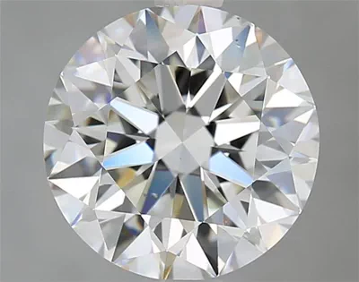 2.70ct I VS2 Rare Carat Ideal Cut Round Diamond