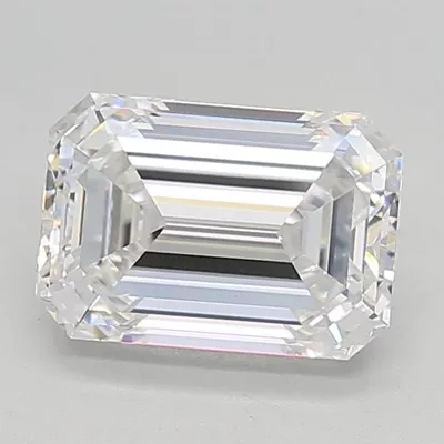 3.54ct E VS2 Rare Carat Ideal Cut Emerald Lab Grown Diamond