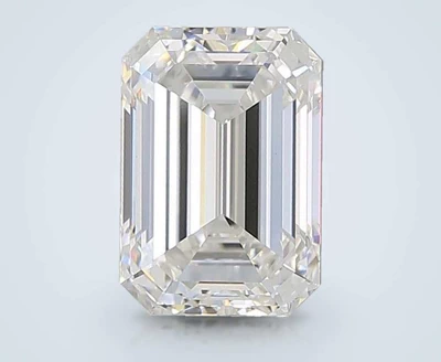 3.54ct E VS2 Rare Carat Ideal Cut Emerald Lab Grown Diamond
