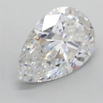 2.56ct E VS1 Rare Carat Ideal Cut Pear Lab Grown Diamond