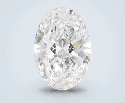 10.26ct F VVS2 Rare Carat Ideal Cut Oval Lab Grown Diamond