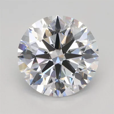 3.04ct D VS1 Rare Carat Ideal Cut Round Lab Grown Diamond