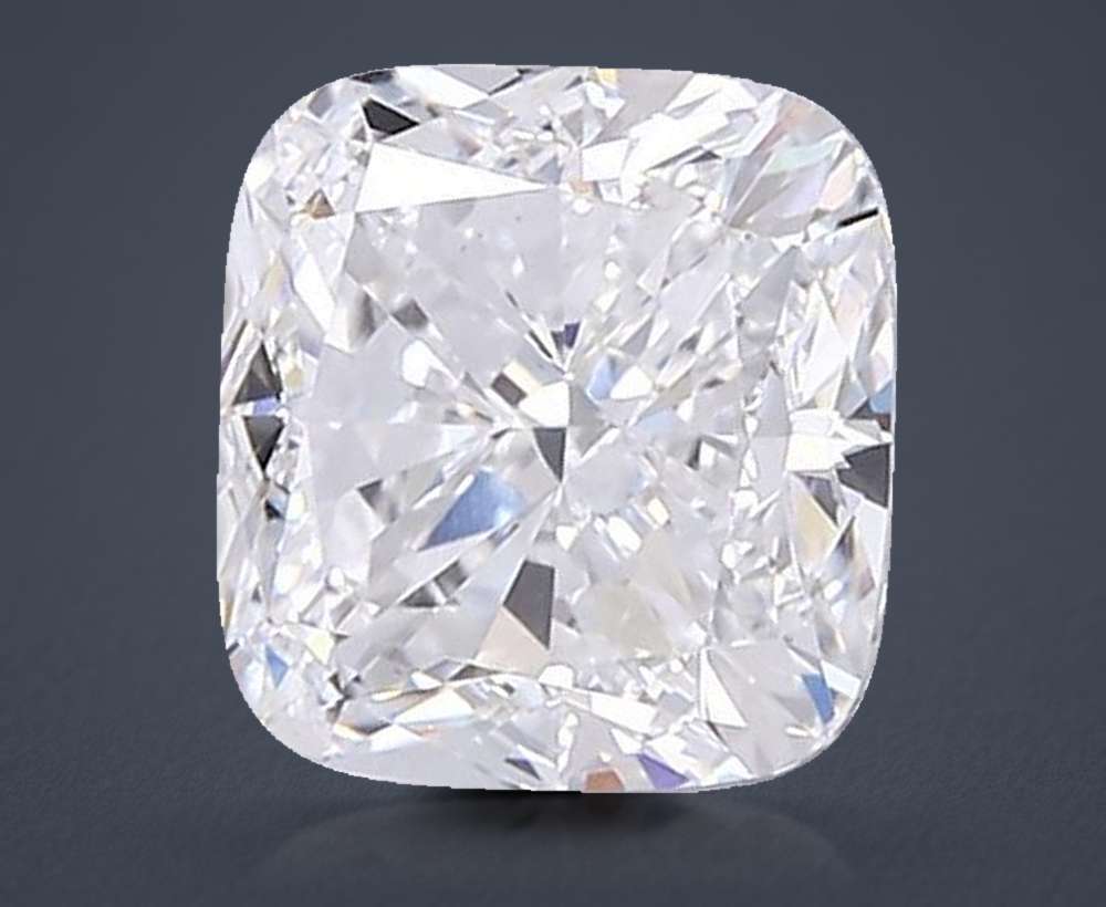 5.06ct D VS1 Rare Carat Ideal Cut Cushion Lab Grown Diamond