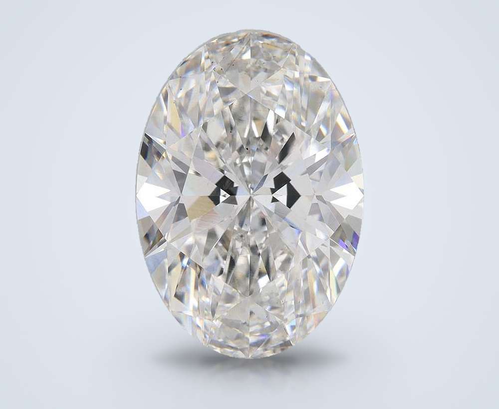 15.91ct G VS2 Rare Carat Ideal Cut Oval Lab Grown Diamond