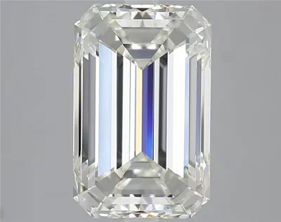 4.02ct J VVS1 Excellent Cut Emerald Diamond