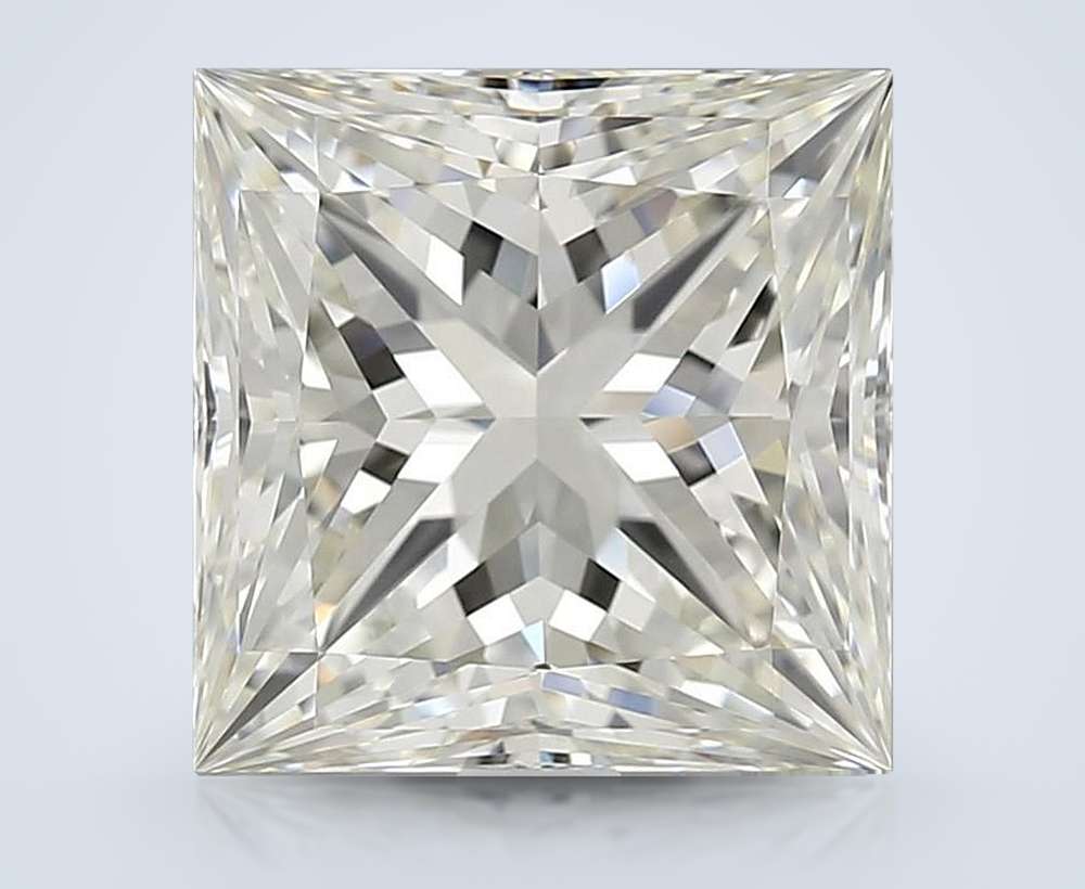 4.02ct I IF Rare Carat Ideal Cut Princess Diamond