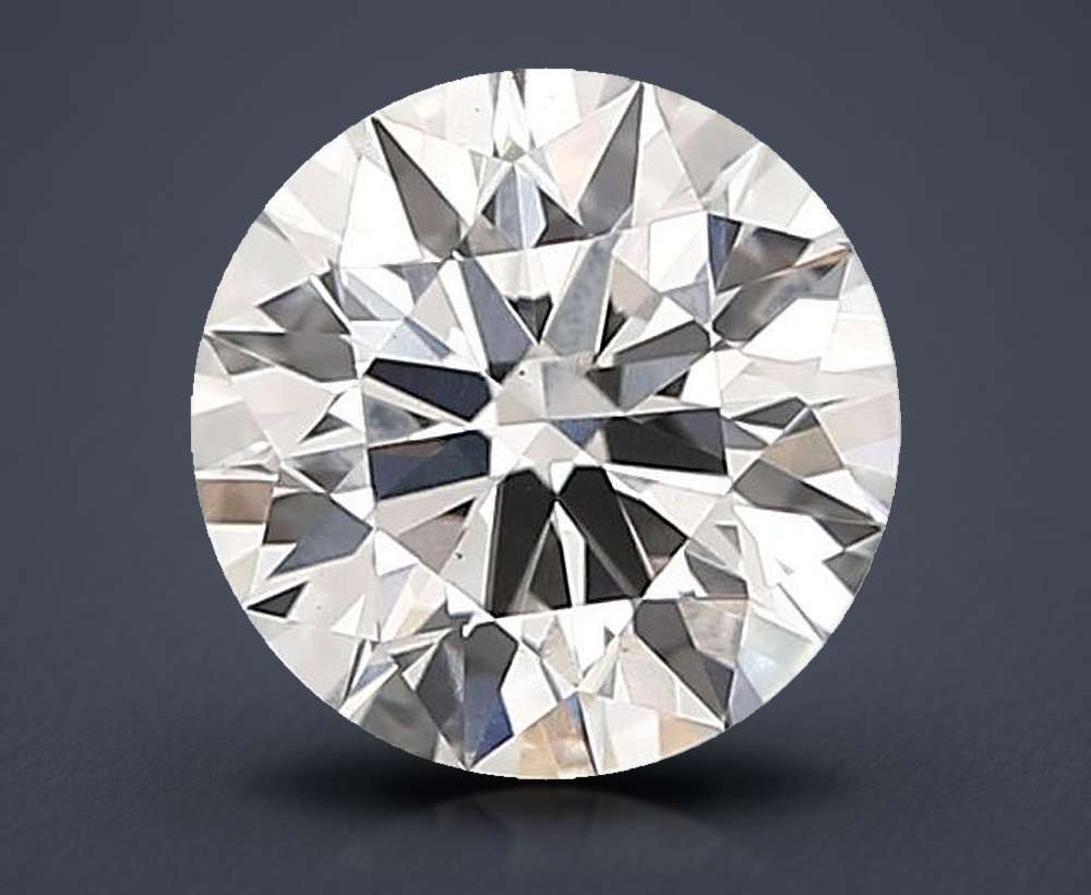 1.57ct F VS1 Rare Carat Ideal Cut Round Lab Grown Diamond