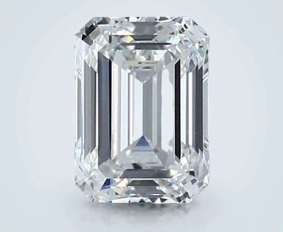 1.78ct F VS1 Rare Carat Ideal Cut Emerald Lab Grown Diamond