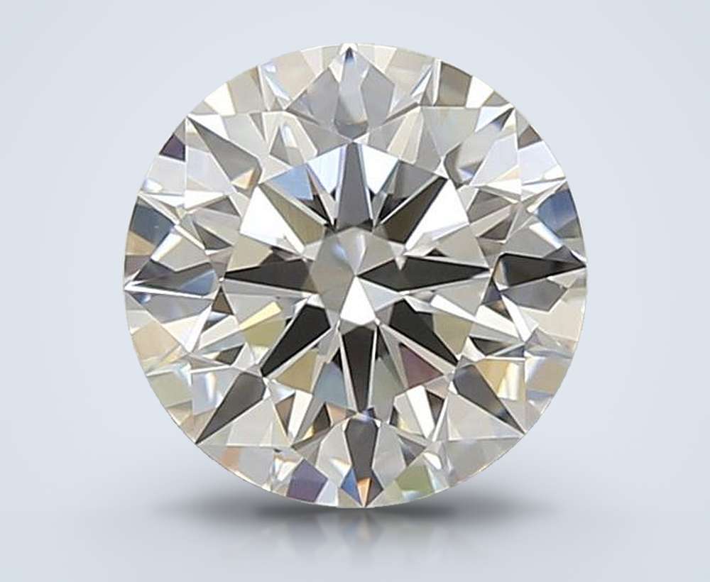 2.10ct E VS1 Rare Carat Ideal Cut Round Lab Grown Diamond