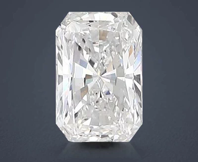 4.03ct D VS2 Rare Carat Ideal Cut Radiant Lab Grown Diamond