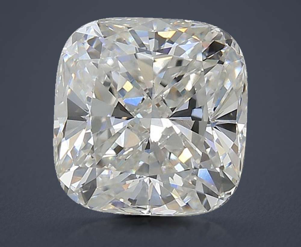 3.51ct F VVS1 Rare Carat Ideal Cut Cushion Lab Grown Diamond