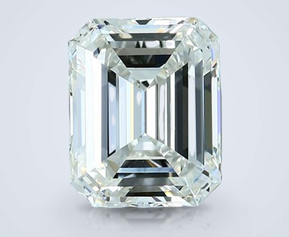 5.06ct G VS1 Rare Carat Ideal Cut Emerald Diamond