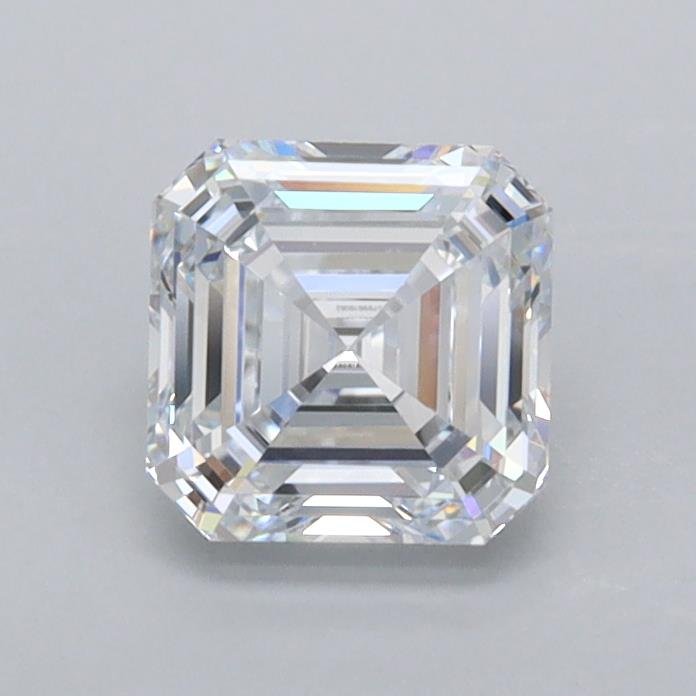 0.95ct F VVS2 Rare Carat Ideal Cut Asscher Lab Grown Diamond