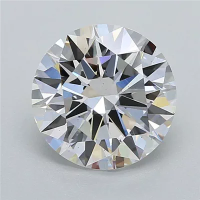 2.53ct E VS2 Excellent Cut Round Lab Grown Diamond