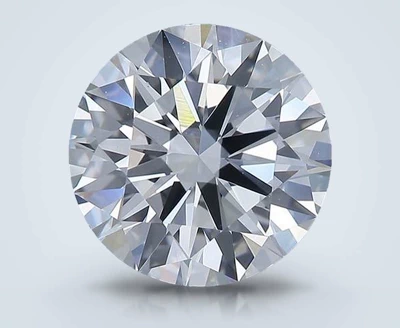 3.16ct E IF Rare Carat Ideal Cut Round Diamond