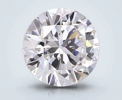 5.71ct F VVS2 Rare Carat Ideal Cut Round Lab Grown Diamond