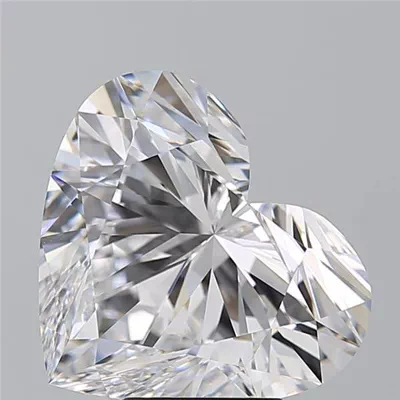 5.39ct D VS1 Rare Carat Ideal Cut Heart Diamond