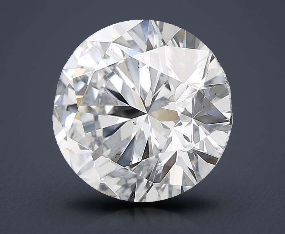 3.08ct E SI1 Rare Carat Ideal Cut Round Lab Grown Diamond
