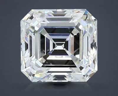 1.06ct I VS1 Rare Carat Ideal Cut Asscher Diamond