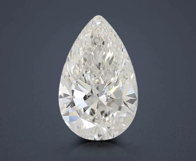 6.22ct E VS1 Rare Carat Ideal Cut Pear Lab Grown Diamond